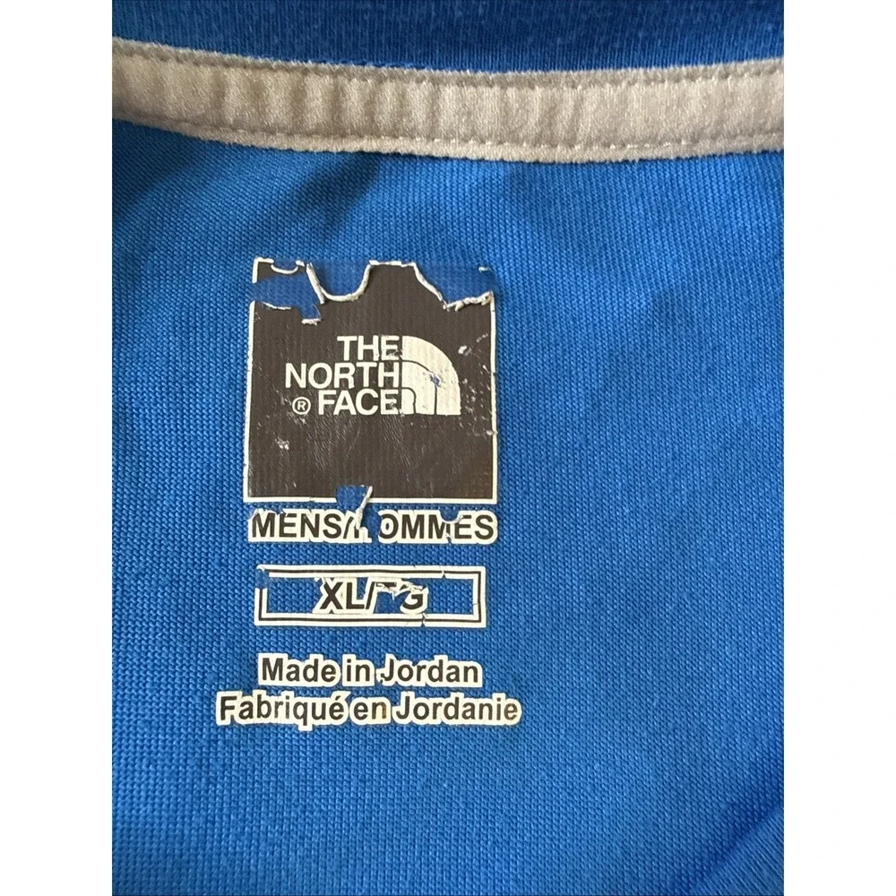 The North Face Men's Short Sleeve Flash Dry T-Shirt Crew Neck Optic Blue XL